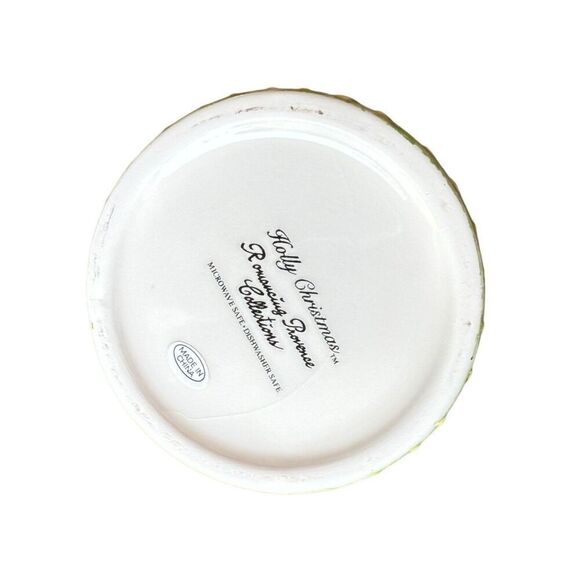 Holly Christmas 3 Pc Tea Set Romancing Provence Collections 2008 Creamer… - Picture 5 of 15